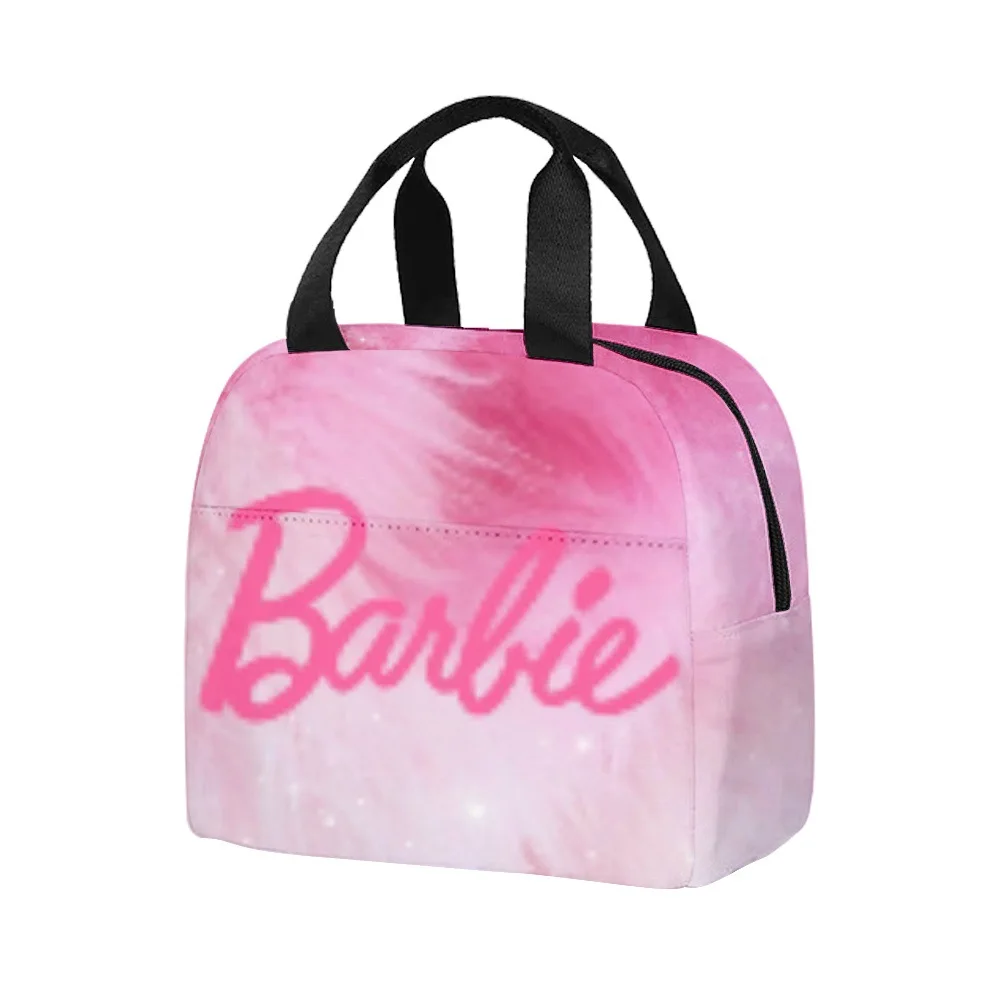 

MINISO New Barbie Peripheral Movie Lunch Bag Student Lunch Box Bag Series To Carry Lunch Out The Best Gift for Children