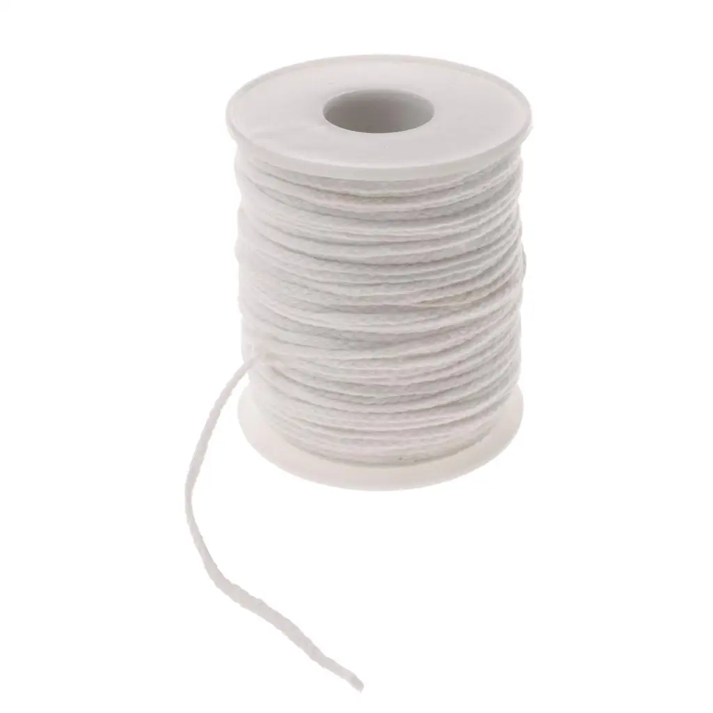 61m Spool Braided Braid Candle Wicks Supply for Candle Making Crafts