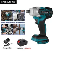 21V Cordless Electric Impact Wrench Brushless Electric Wrench Power Tools Hand Drill Socket Power Tool For Makita 21V Battery 1
