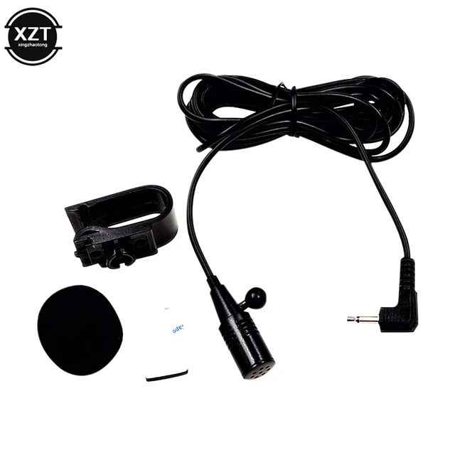 Microphone de navigateur compatible Bluetooth pour voiture, amplificateur  externe omnidirectionnel, prise coudée mono, GPS, 2.5mm, 300cm - AliExpress