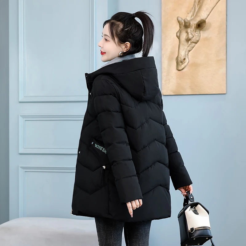 

Women's Winter Jackets Packable Padded Jacket hooded Coats with Zip Pockets