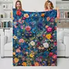 Flannel Air Conditioning Blanket Living Room Sofa Decoration Leisure Throw Blanket Digital Printing Double-sided Fleece Blanket 4