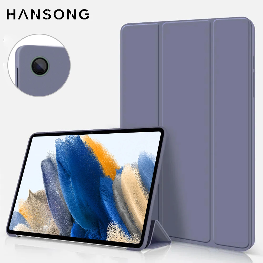 Capa de Tablet de Couro Inteligente para Samsung Galaxy Tab a7 Lite 8.7 a7 10.4 a8 10.52023 2023 s6 Lite 10.4 s7 s8 s9 11