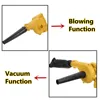 2 in 1 Cordless Air Blower & Vacuum Cleaner Electric Dust Computer Collector Leaf Duster Power Tools For Dewalt 18V 20V Battery 2