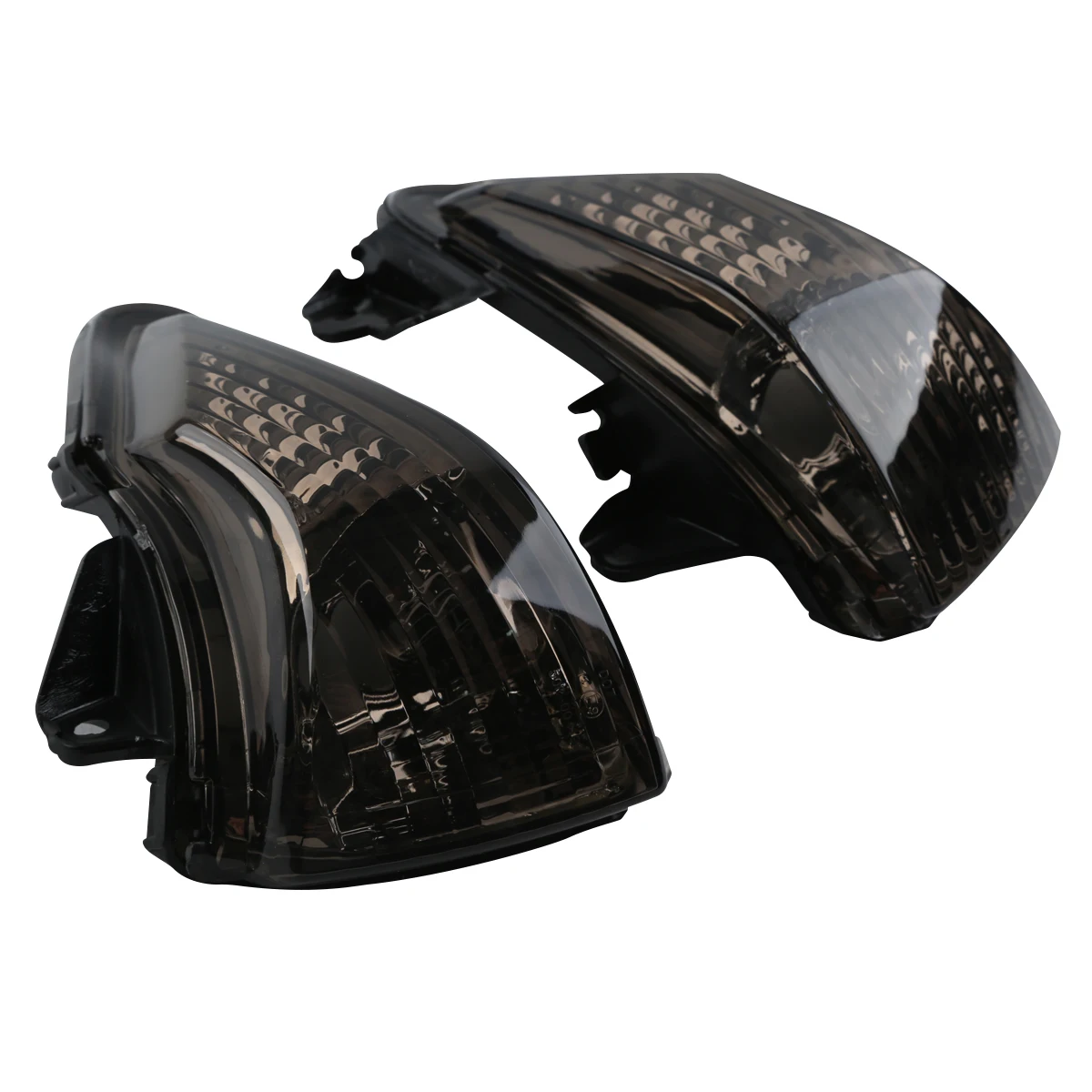 Фото Указатель поворота для мотоцикла, указатель поворота для Kawasaki ER6N ER6F ER6R 2009-2011 2010, черный/прозрачный/оранжевый №2
