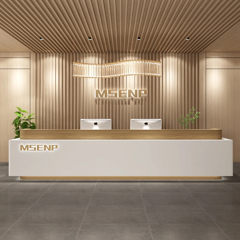 Ristorante Reception Salon Barbershop Bar Counter Cassiere Tavolo Reception Informazioni Comploir Caisse Bar Furniture