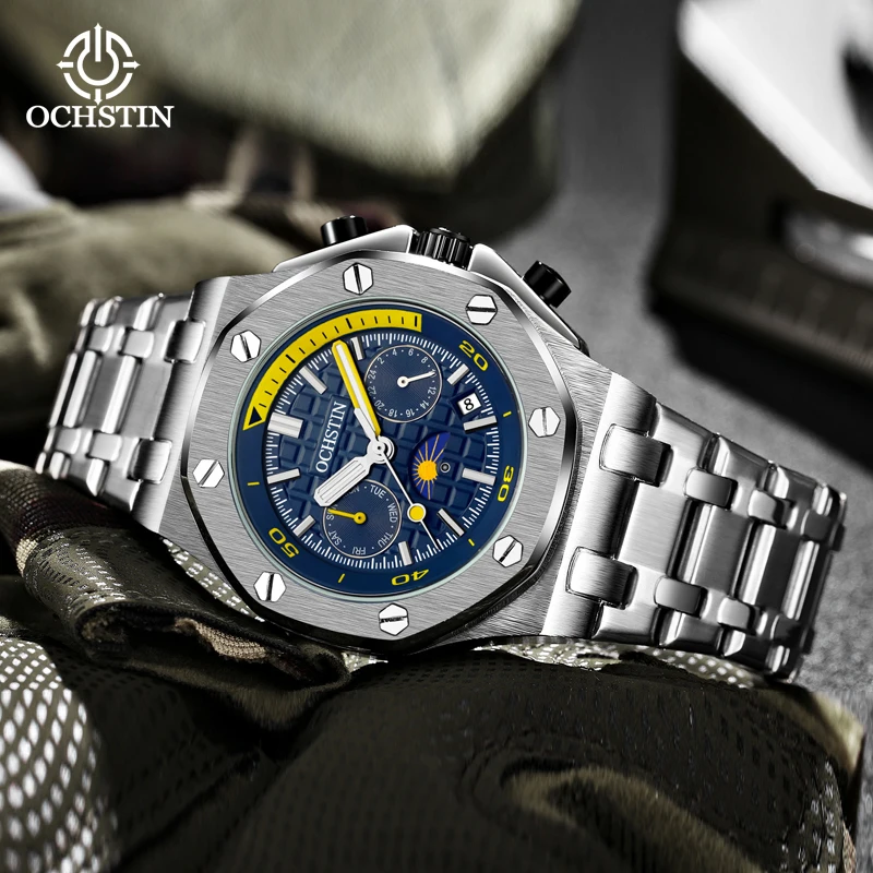Ochstin's New 2024 Master Series Personalized Trendy Multi functional Mechanical Movement Men's Mechanical Watch