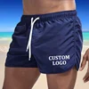 New Custom Your Logo Summer Swimwear Men Swimsuit Boy Swim Suits Boxer Beach Shorts Trunks Swimming Surf Banadores Mayo Sungas 1