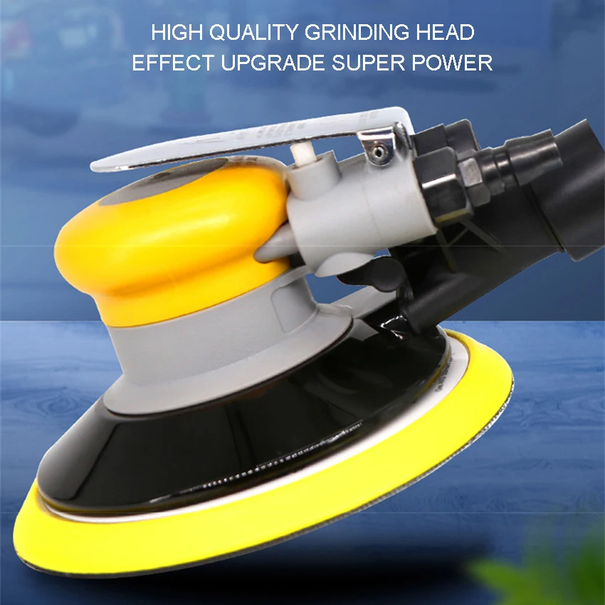 Levigatrice Pneumatica Da 5/6 Pollici Smerigliatrice A Secco Levigatrice Ad Aria Lucidatrice Lucidatrice Smerigliatrice A Palma Ad Orbita Casuale Per 