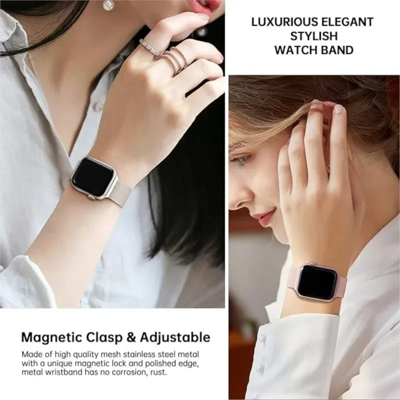 Elegant Milanese Loop Magnetic Bracelet