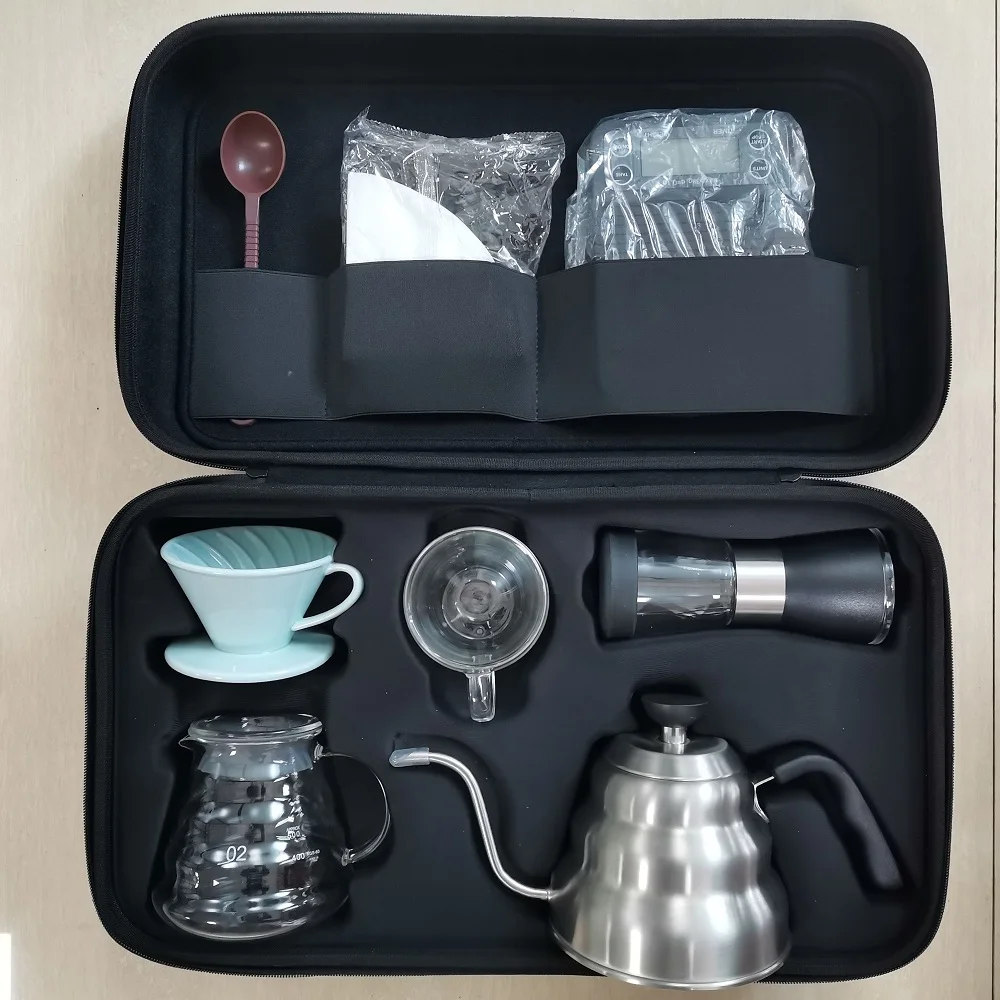 Modern Manual V60 Coffee Maker Set Travel Bag in 2023