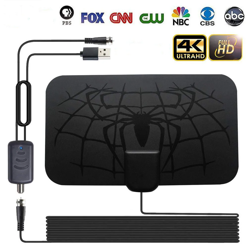 Spedizione Gratuita Digitale Antena Voor Tv Antenne Indoor 1500 Miglia Hdtv Antenne Schotel Ontvanger Freeview 1080P Dvb-T2 Satellietsc