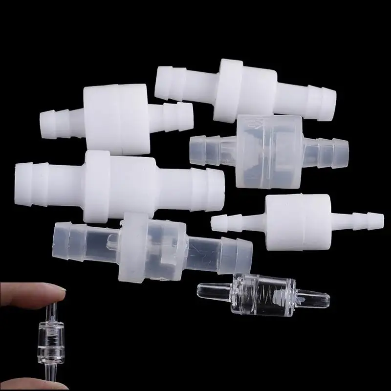 

Quality 4/6/8/12mm Plastic One Way Inline Check Valve Gas Air Liquid Water Fluids Valve For Water Petrol Diesel Oils Or Other