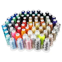 Polyester Embroidery Thread High Strength 1000M Filament – For Brother Singer Janome Babylock Embroidery Machines