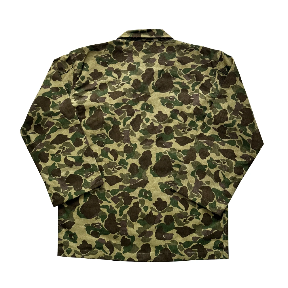 ジャケット・アウター BLACK WEIRDOS Double Camo Army Jacket WW2 US Soldier Uniform Duck Hunting Double-sided Camo Coat