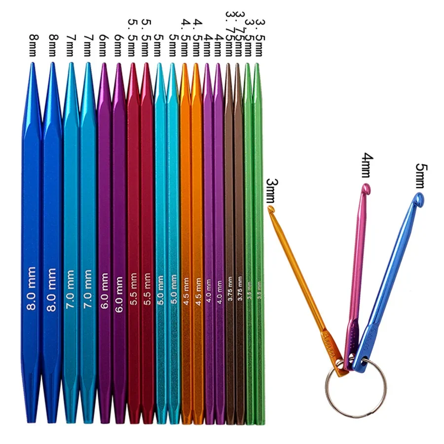 Square Needle Guidelines Diy Hand Needle Cross Border Knitting Tool Detachable Ring Sweater Set Cuff