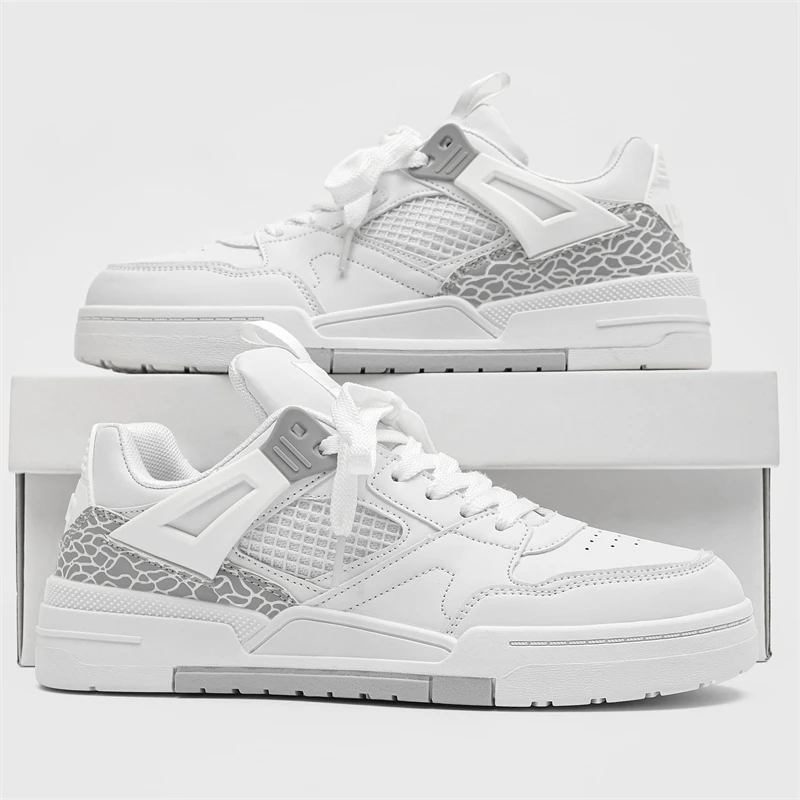 Autumn Men's Shoes Original Casual Shoes Soft soled Color blocked Sports Trendy Low cut Breathable Non slip Board