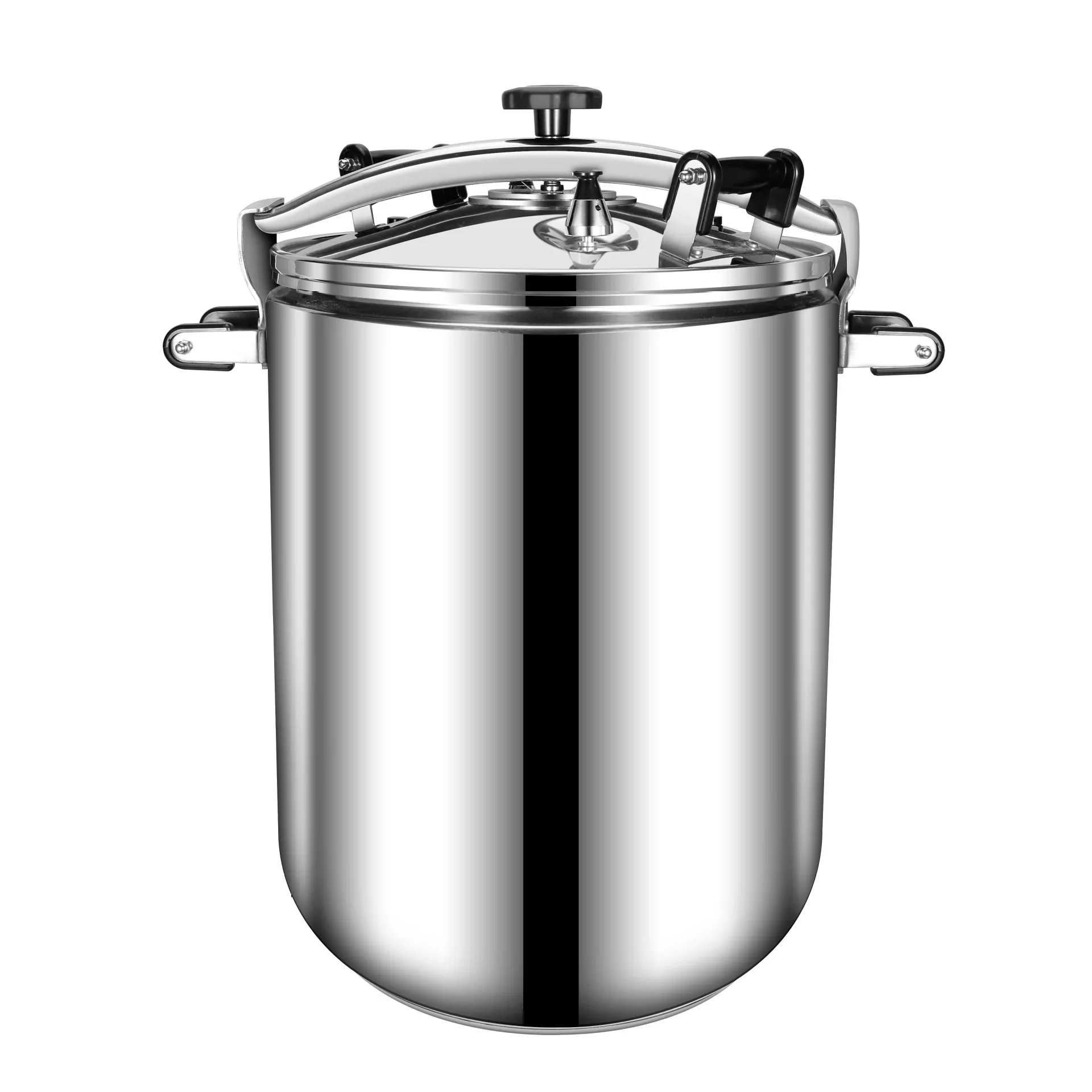 

Free shipping Commercial Large Size Pressure Cooker 15-80L SS#304 Stainless Steel Pressure Cooker Large Capacity Canteen