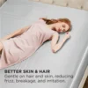 Ice Silk Bedsheet Mattress Bed Sheet Set, Luxury & Ultra Soft, Breathable Fabric, Anti-Slip Design Fitted Sheet Mattress Bedding 4