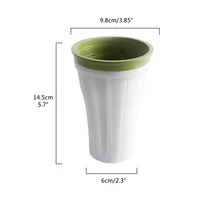 Machine à glaçons Slushy Cup, Zones faites à la maison, SmUnvétérans wn ie, Milkshake Bottle, Durable Slushy, Ice Cream Maker, Squeeze Slush, Quick Slushy Maker 6