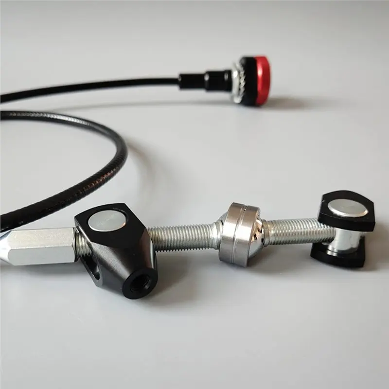 CRS For Brake Pedal Box Balance Bar With Remote Cable Knob Adjuster For Racing Car Brake Pedal Adjustment Accessories