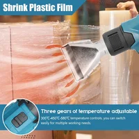 For Makita 18V Lithium Battery Cordless Heat Gun Portable Electric Hot Air Gun With 4 Nozzles Home Handheld Fast Heating Tools 2