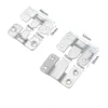 1Pair Flush Mount Brackets, Headboard Wall Fixing Brackets Wall Mount Interlocking Z Clip Hook for Pictures Mirrors Frames Hang 6
