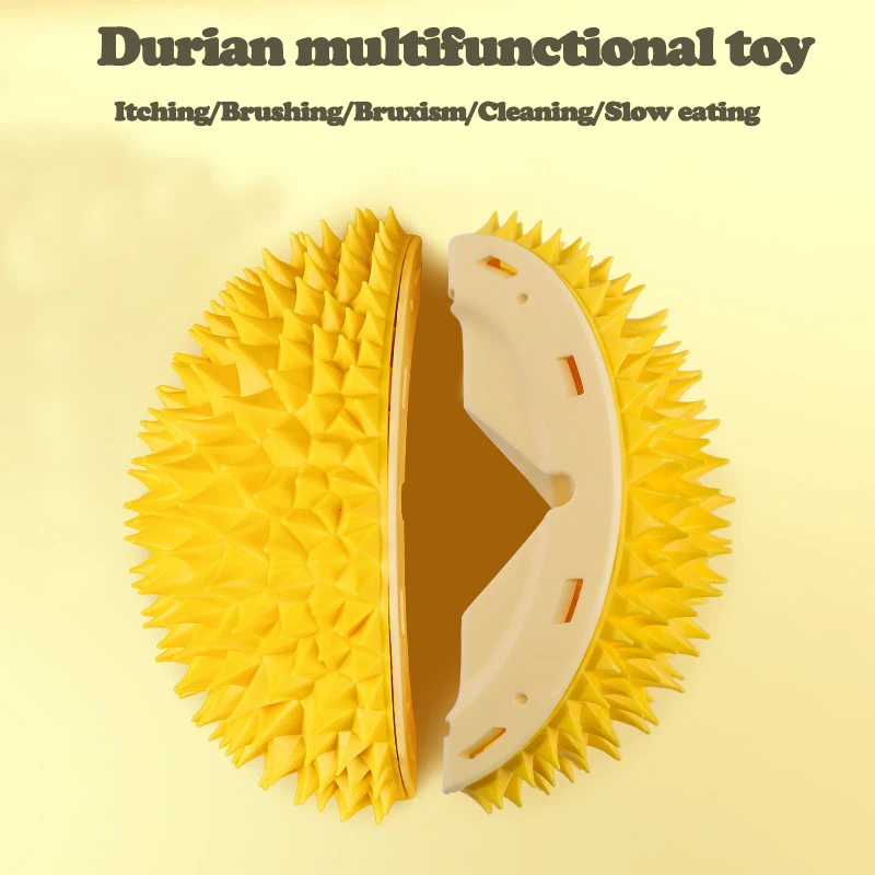

Cat Massage Combs Durian Shape Itching Comb Rubbing Self Groomer Comb Pet Grooming Hair Remover Brushes Wall Corner Brush
