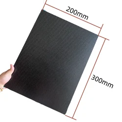Carbon Fiber Board: High-Strength Composite Plate Sheets (Various Thicknesses) (1.0mm Plain Glossy)