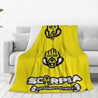 Scorpia - Central Del Sonido Blanket Fleece Multi-function Throw Blankets Sofa For Home Bedroom Outdoor Throws Bedspread Quilt 2