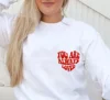 You Are Always Loved Pocket Sweatshirt Funny Women Long Sleeve Jumper Christian Pullovers 1
