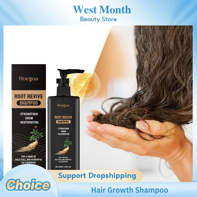 Ginseng Haarwachstumsshampoo, reinigende Kopfhaut, Haarfollikel, Anti-Schuppen-Ölkontrolle, stärkt die Haarwurzeln, feuchtigkeitsspendendes Shampoo