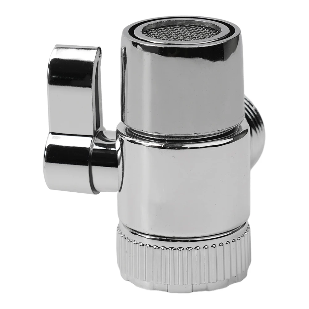 M22xm24 Schalter Wasserhahn Adapter Küchen spüle Splitter Umschalt ventil  Wasserhahn Anschluss Kunststoff Chrom Bad zubehör - AliExpress