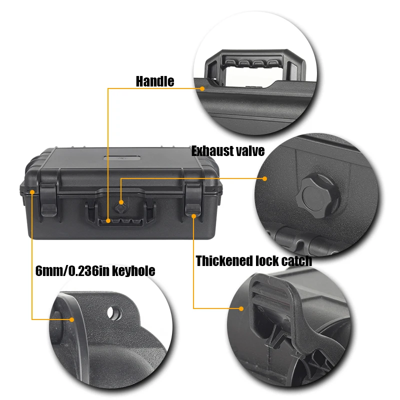 Instrument box Portable Precision Instrument Safety Protection Box Thickened Pp Material