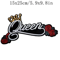 Big Size Queen Quality Letters Embroidery Patch | Clothing Accessories & Cheongsam Embroidery Stickers - Image 2
