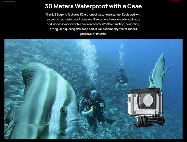 Action Cam SJCAM SJ6Pro 4K60FPS - WiFi, Touchscreen, Impermeabile 40M - Per Sport E Subacquea - Foto 10
