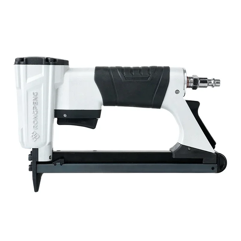 

RongPeng 21Ga Professional Fine Wire Wide Crown Furniture Staple Gun Air Gun Stapler R8016