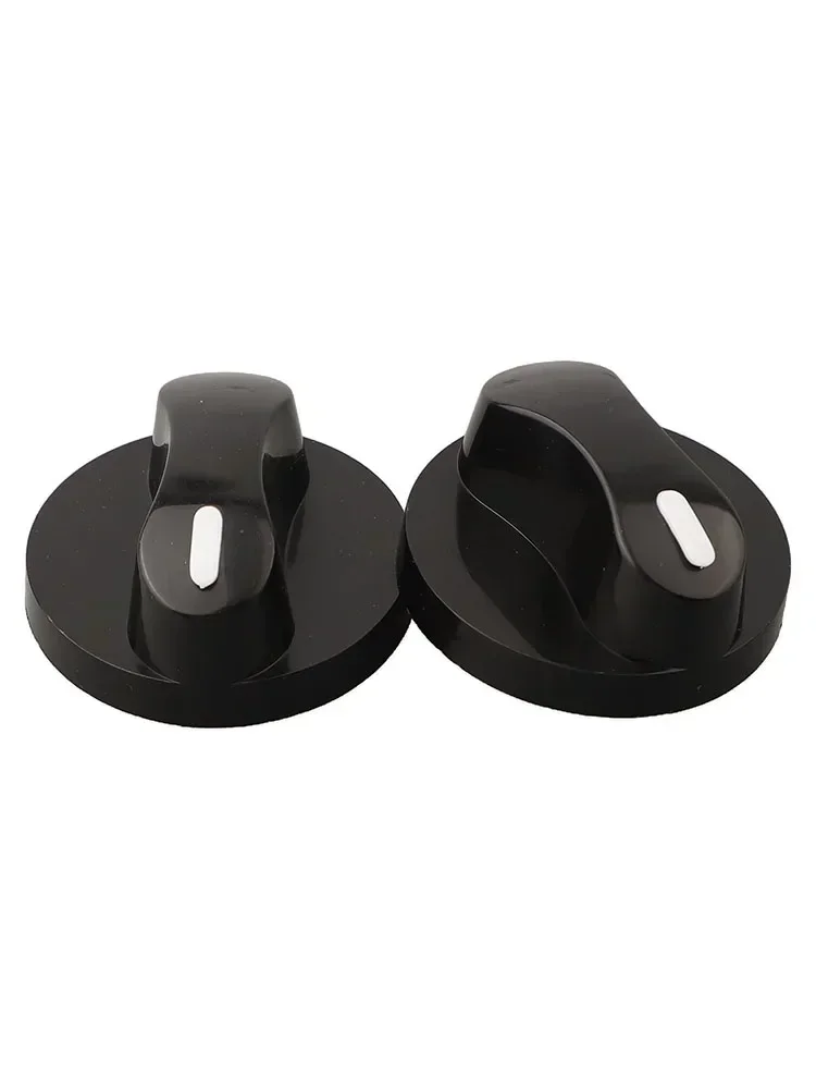 2 Pack High Quality Alloy Gas Stove Rotary Switch Knob Set Kitchen Burner Oven Parts Handle Replacement Button Cooker Stove 8mm