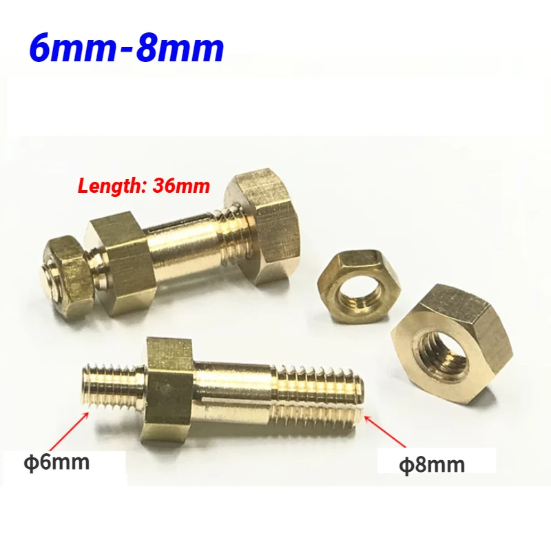 Vacuum machine packaging machine copper screws bolts Vacuum Sealer Heat Sealing Bar Brass Screw bolt 8mm M6 M8 Spare Parts 2pcs