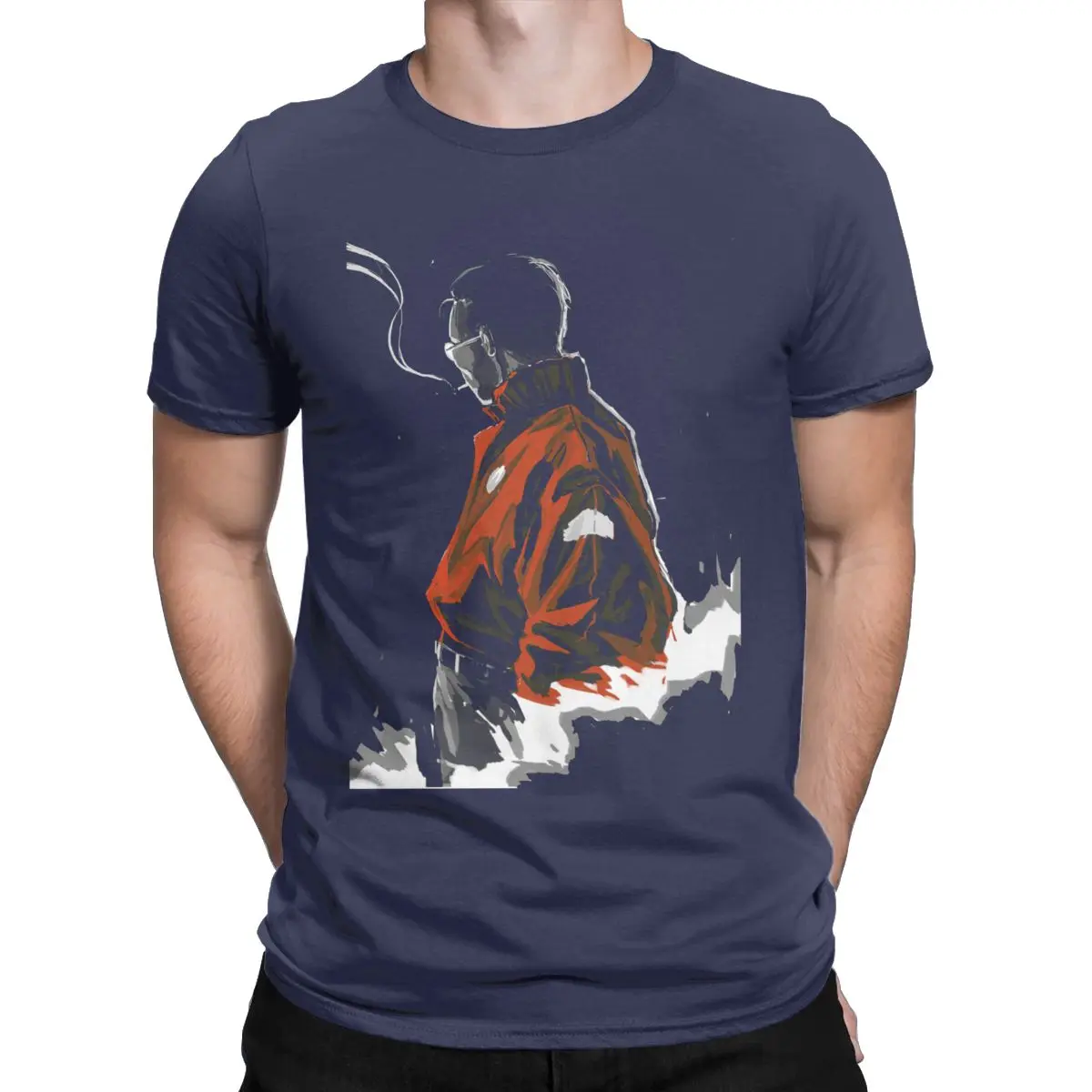 Silkdusk's Pure Cotton Kim-Kitsuragi Graphic Tee - Funny Short Sleeve Round Collar Shirt