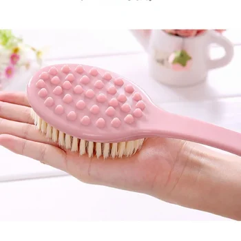 Spazzola da bagno Massaggio Manico lungo Lavaggio Doccia Panno per il corpo Scrubber Scrub per il corpo Gadget Accessori per il bagno Scrubber per la schiena da bagno