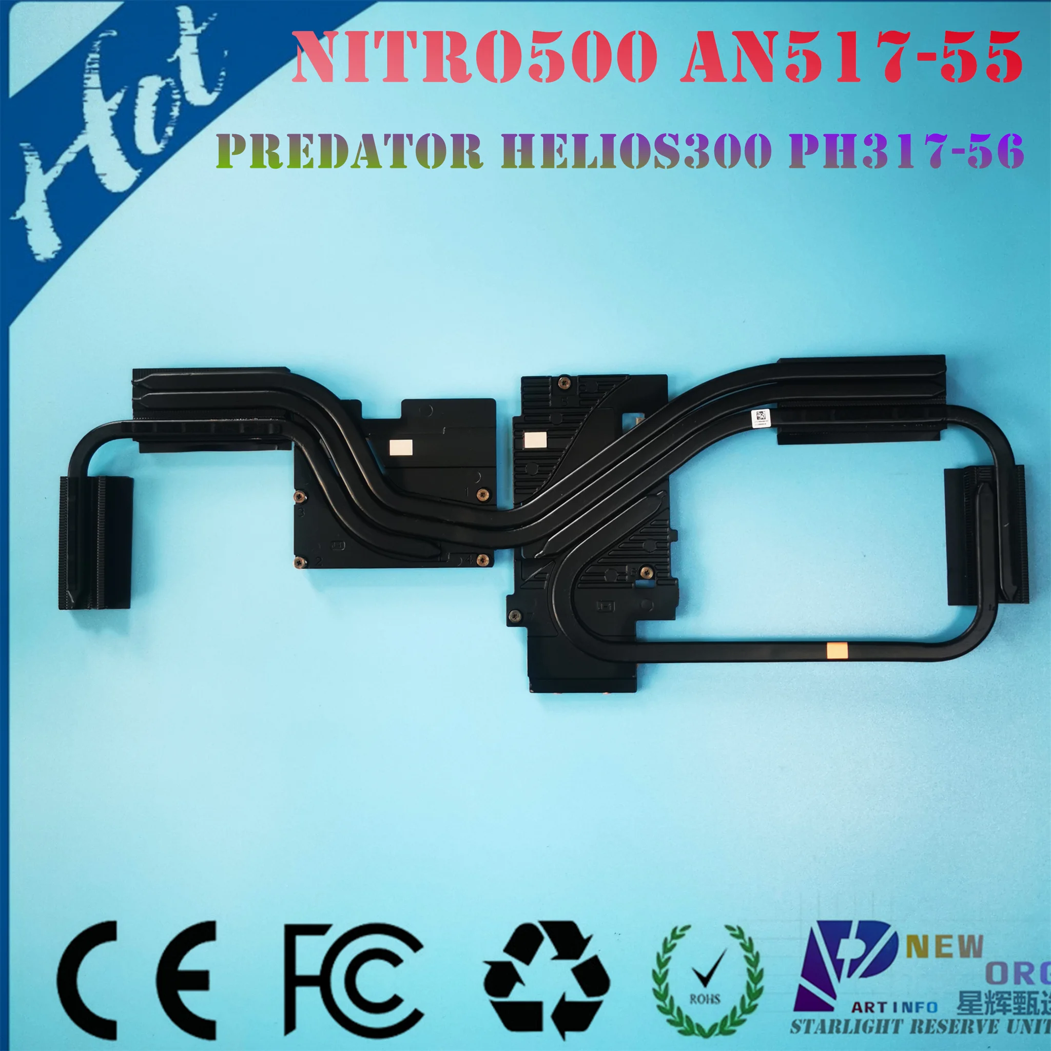 

Охлаждение для ноутбука ACER Predator Helios300 PH317-56 Nitro500-17 AN517-55 Series BLACK