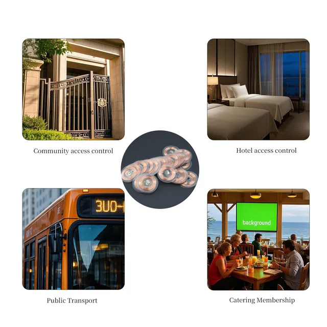 T5577 Rewritable Smart Chip Tag 125khz Cloning Badge Rfid Copy Token Id Card Em4305 Proximity Key 25MM Coin Card 6