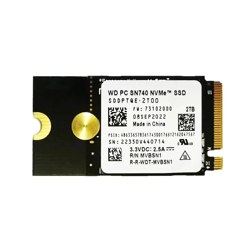 WD SSD SN740 2TB 新品未開封 Amazon.com: SN740 m.2 2230 SSD 2TB NVMe PCIe for Steam Deck