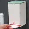 Paper Towel Dispenser Bathroom Paper Towel Holder Multifunctional Sanitary Napkin Storage Box Restroom Cotton Swab Organizer 4