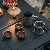 Thous Winds Tea Ceremony Titanium Outdoor Camping Tableware Set Coffee Pot Tea Kettle for BC Solo Camping Hiking Picnic Supplies 3