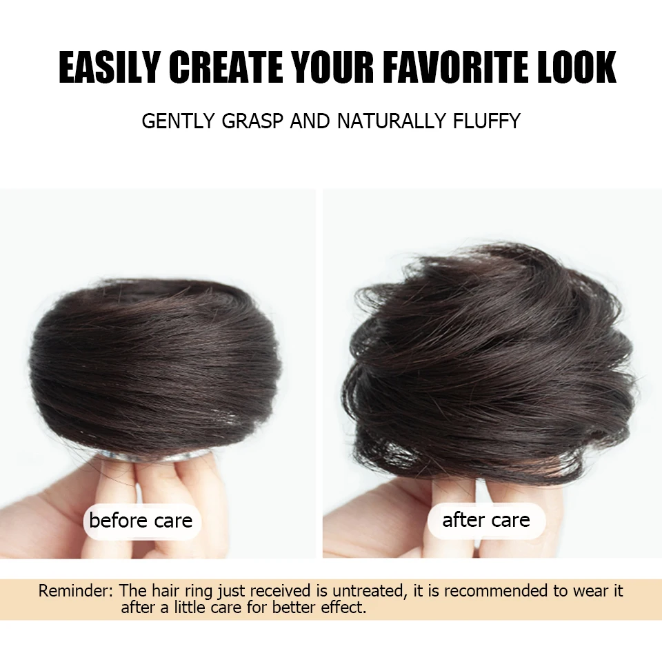 Synthetic Claw Hair Bun Straight Updo Hair Chignon Hairpiece Hair Clips For Hair Cosplay Hair Accessories Woman Clip-on hair Bun