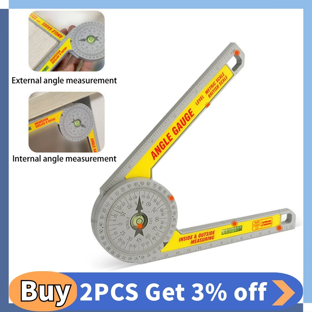 Miter Saw Protractor Abs Digital Protractor Ruler Inclinometer