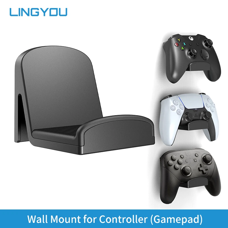 Soporte de pared para PS5/Slim, soporte para consola, ahorro de espacio,  Gamepad, accesorios para Playstation 5 - AliExpress