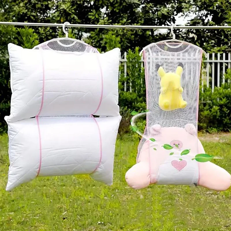 1 multifunctional laundry and drying net for pillow and toy fabric care,space saving and organizing mesh bag - perfect for home 3